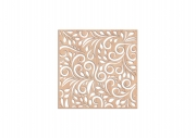  Panou decorativ traforat perete din mdf natur 4 mm. PP21